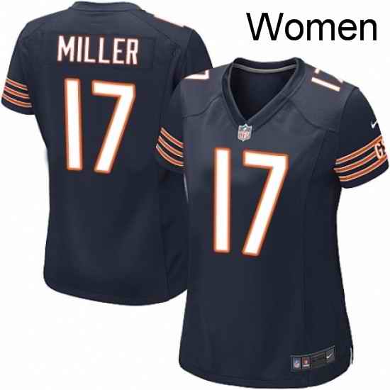 Womens Nike Chicago Bears 17 Anthony Miller Game Navy Blue Team Color NFL Jersey